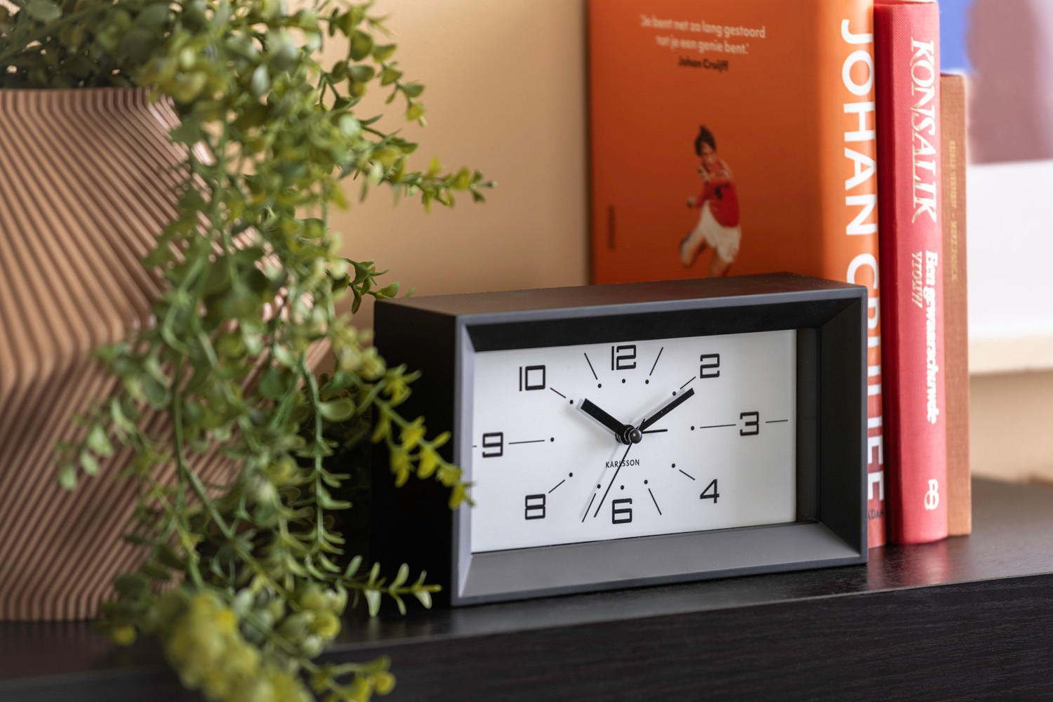 Thumbnail - Karlsson Wecker, Schwarz, Kunststoff, Quadratisch, 20.2x11.2x20.2 cm, CE, Dekoration, Uhren, Wecker