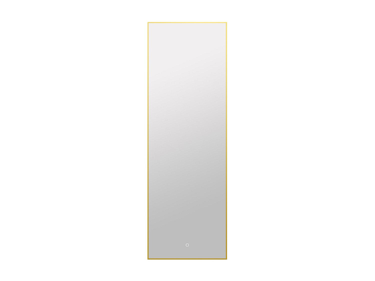 BADSPIEGEL - 50 cm x 3.6 cm - Glas - Goldfarben - ORINELIA - Goldfarben, Glas (50/150/3.6cm) - Vente-Unique