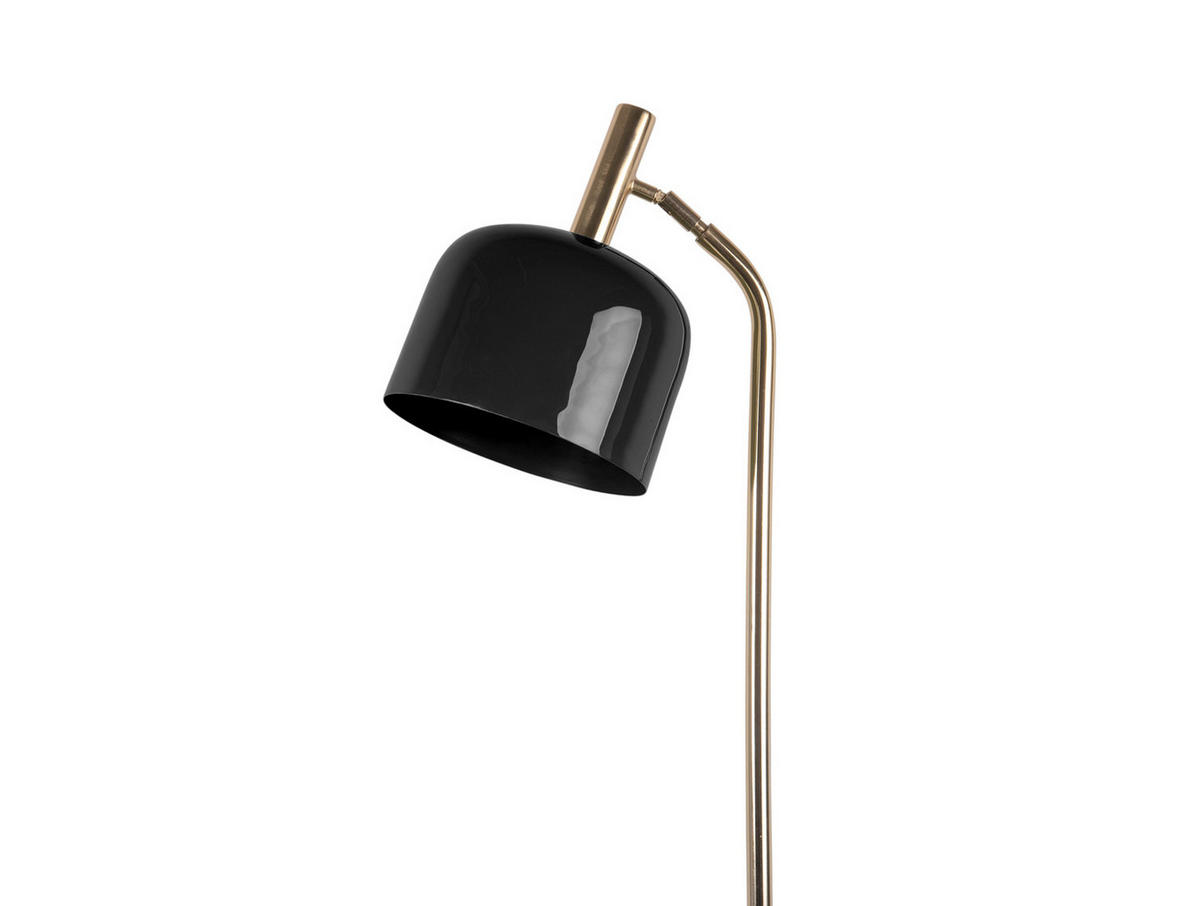 STEHLEUCHTE Smart 26/26/164 cm - Schwarz, Metall (26/26/164cm) - Leitmotiv