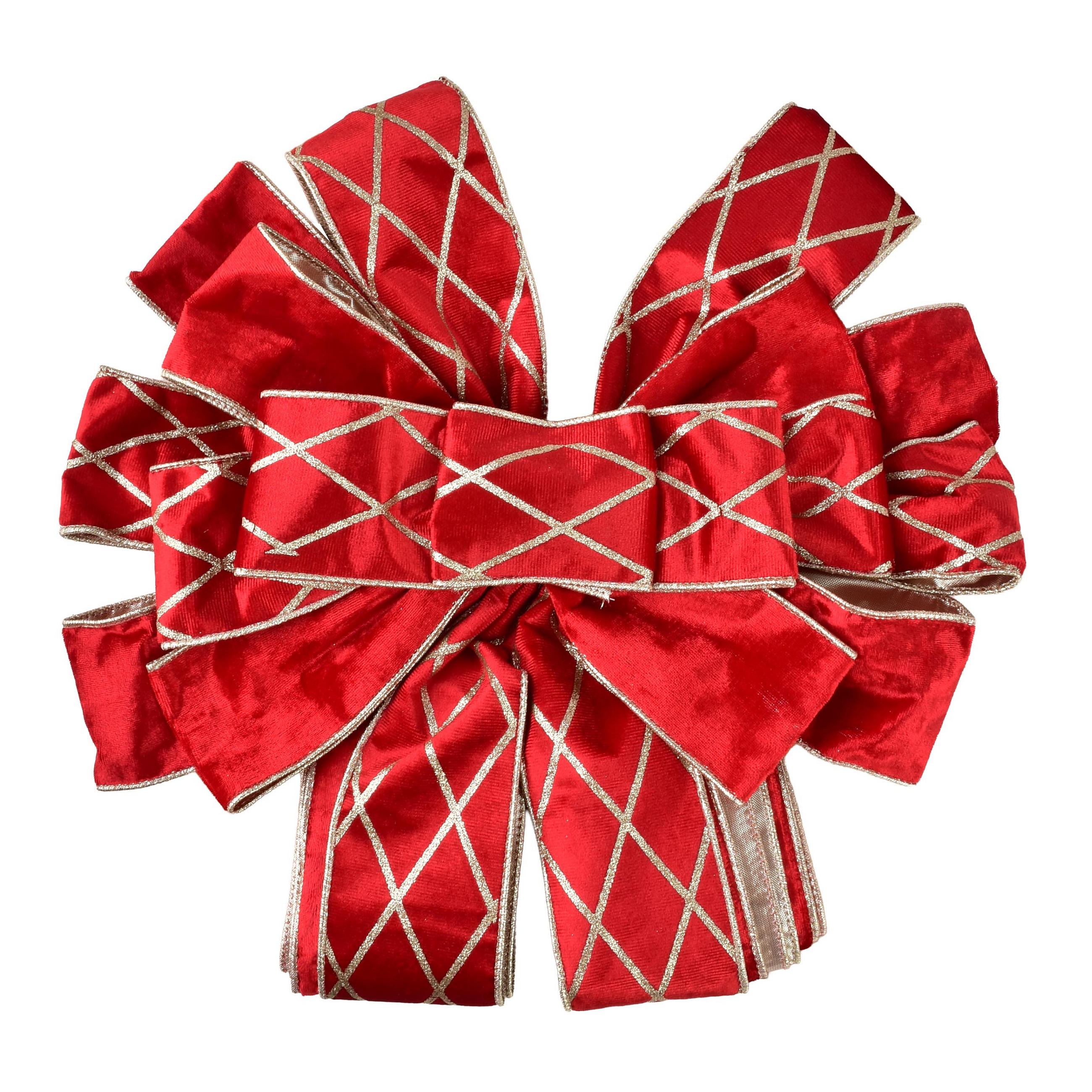 Mondex Weihnachtsschleife Rot 30x4x30 cm