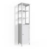 BADSCHRANK Bianco Weiß 40 x 160 cm - Weiß, Holzwerkstoff (40/160/32cm) - Vicco
