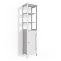 BADSCHRANK Bianco Weiß 40 x 160 cm - Weiß, Holzwerkstoff (40/160/32cm) - Vicco