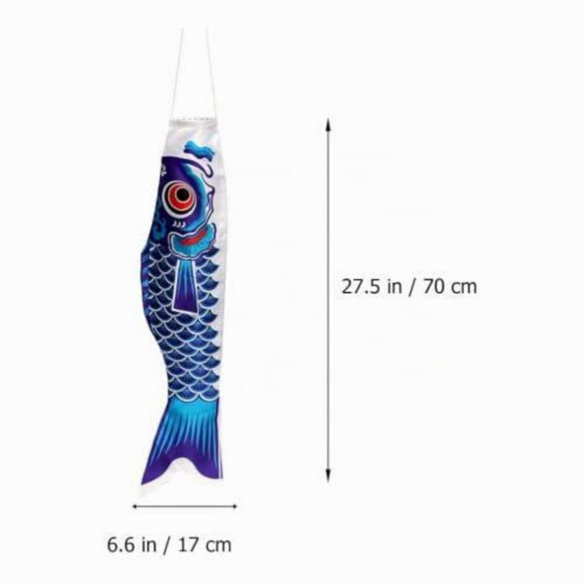 WINDSACK Fisch 5-teiliges Set 70 cm - Multicolor, Textil (70/17/1cm)