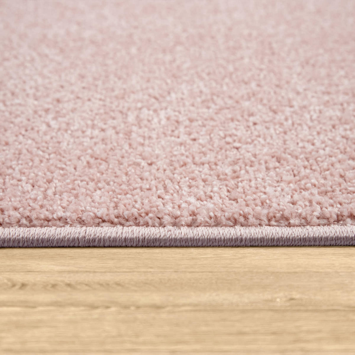 KURZFLORTEPPICH Waschbar, einfarbig, Rosa, 60 x 100 cm - Rosa, Textil (60/100cm) - KADIMA DESIGN