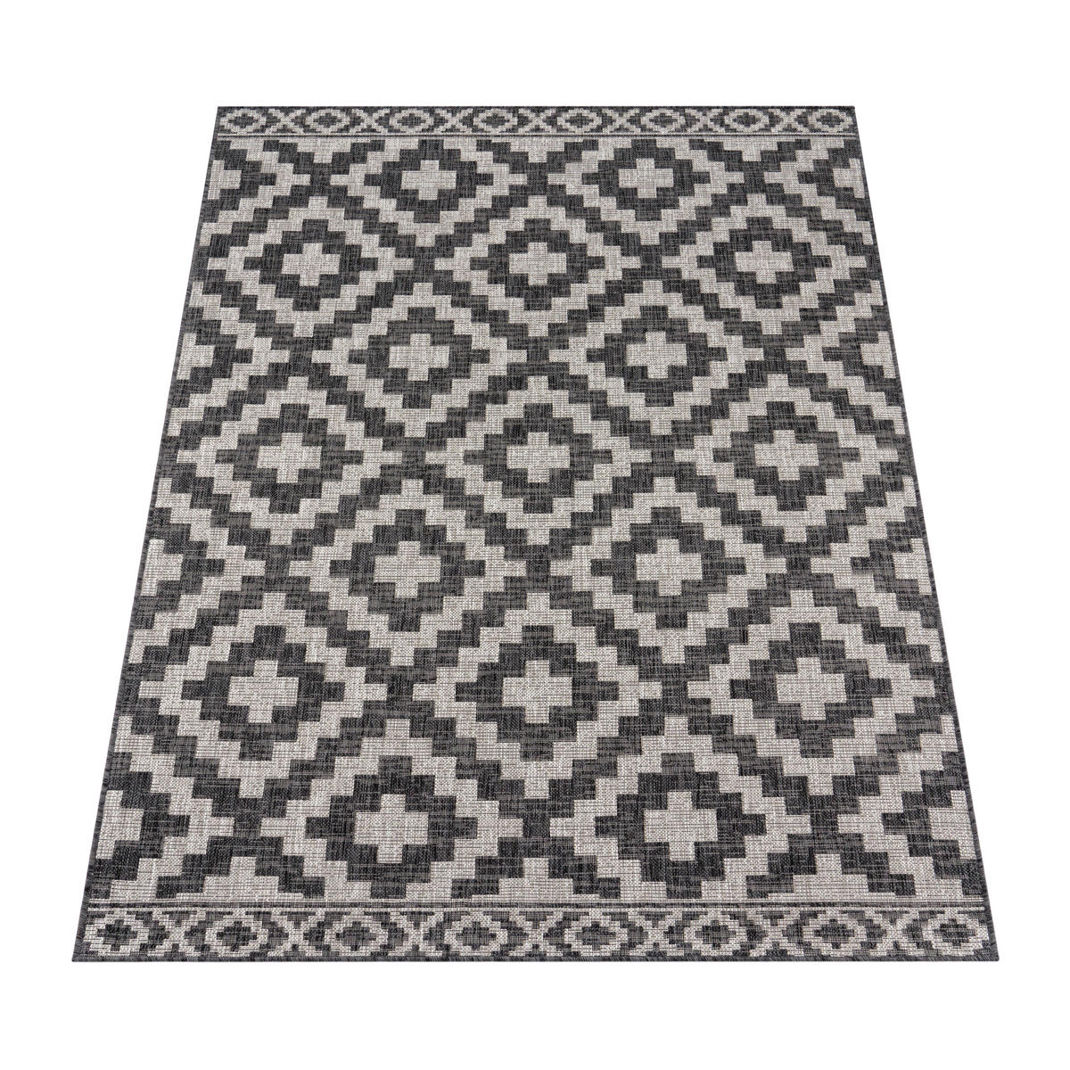 OUTDOORTEPPICH 60/100 cm Modena 222 - Anthrazit, Textil (60/100cm) - Paco Home