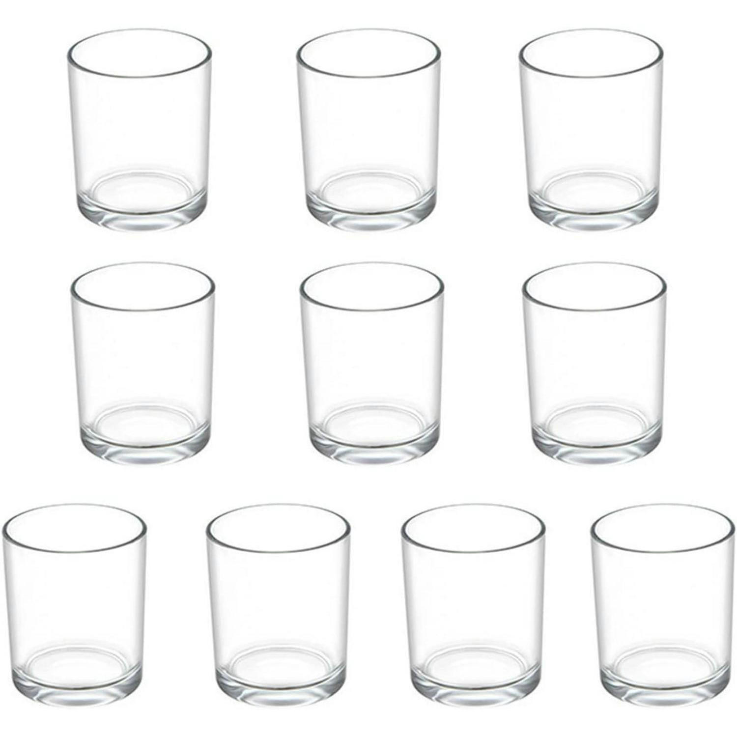 TEELICHTGLÄSER 10 Stück Set 4.5 cm x 6 cm Transparent - Transparent, Glas (6cm)