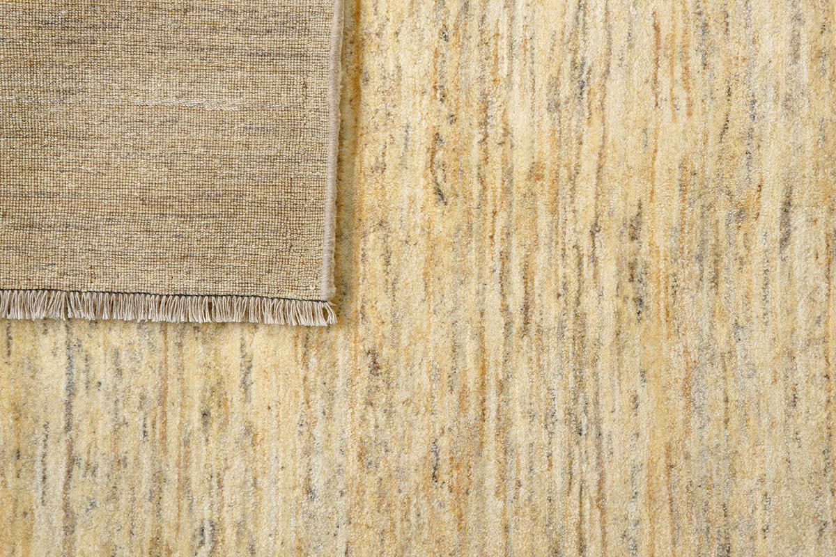 GABBEH-TEPPICH handgeknüpft Beige 251/165 cm Schurwolle - Beige, Textil (165/251cm) - Looma