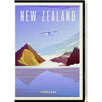 POSTER Neuseeland Stadtfarben A3 Rahmenlos - Klar, Papier (29.7/5/42cm) - Nacnic
