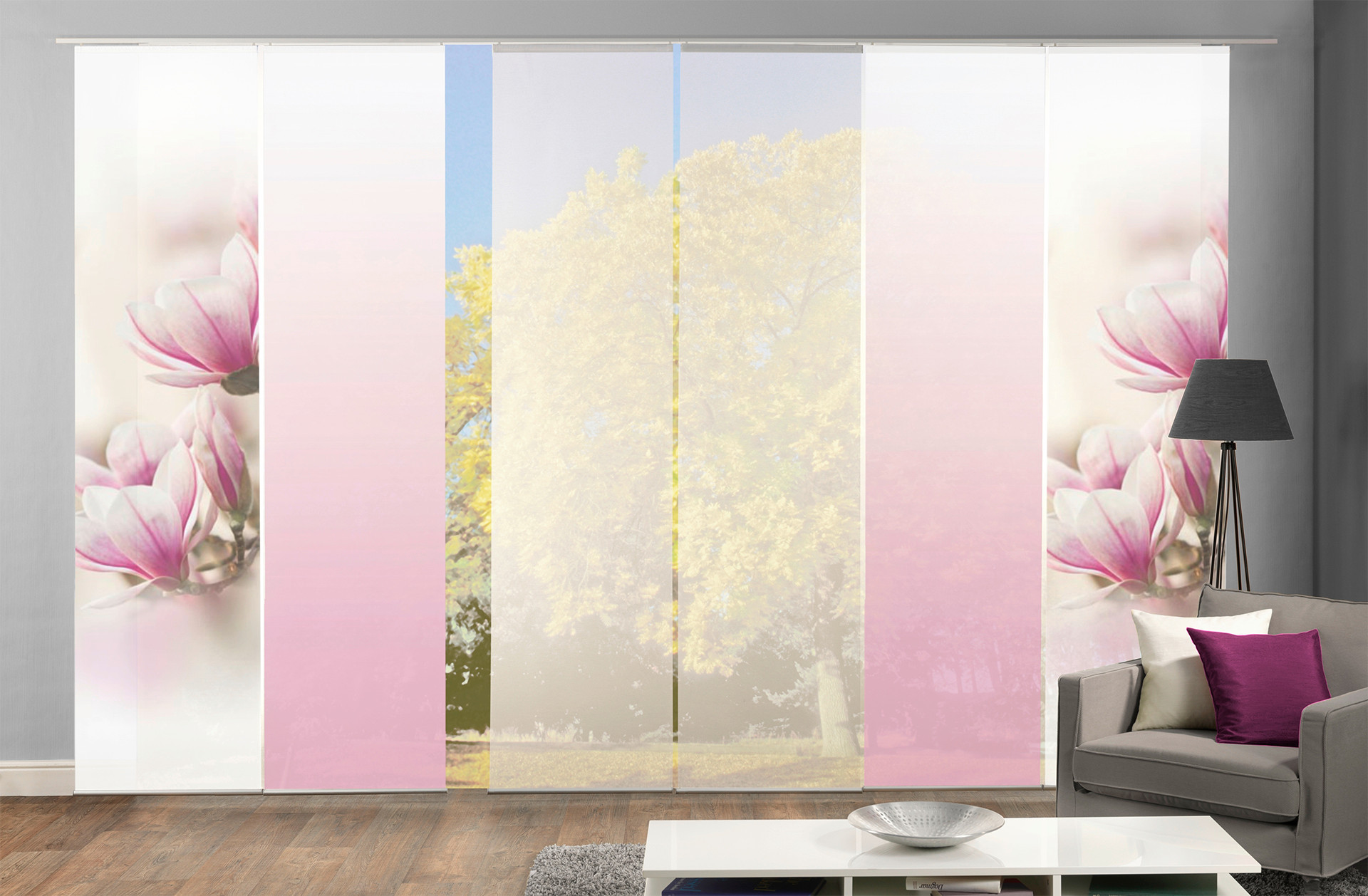 Online Only panelové závěsy