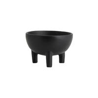 DEKOSCHALE Lamu in Schwarz 13 cm - Schwarz, Metall (9cm) - Nordal