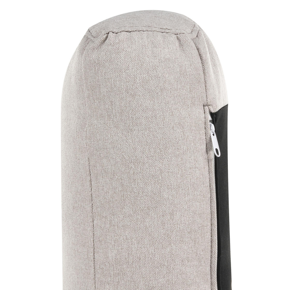 SESSEL Taupe Tuve - Beige/Weiß, Textil (88/85/90cm) - Beliani