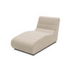 GARTENLOUNGE-LIEGE Boudicca 73x85x169 mit Outdoorbezug in taupe - Taupe, Kunststoff (169/85/73cm) - 58aufmkessel