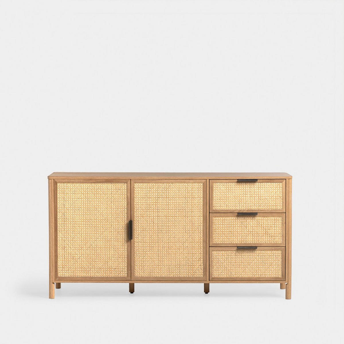 ANRICHTE NIEDRIGE Bent Natürlich 150 cm x 76 cm - Naturfarben, Holzwerkstoff (150/76/40cm) - Klast Home