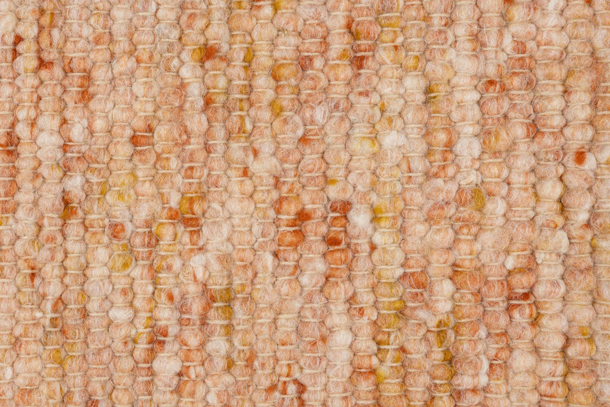 HANDWEBTEPPICH Alm-Freude 70x240 cm - Akaziefarben, Textil (70/240cm) - THEKO