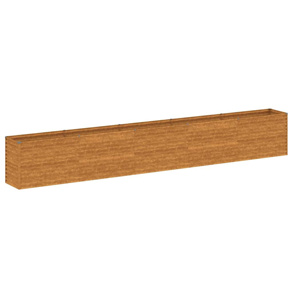 vidaXL Hochbeet Rost 50x69x482 cm