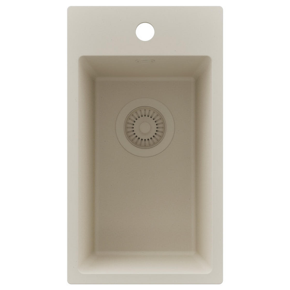 SPÜLBECKEN Riga, 2-er set Beige 28/50 cm 1 Becken + Ablauf-Set ab 30er Unterschrank - Beige, Kunststoff (28/20/50cm) - Primagran