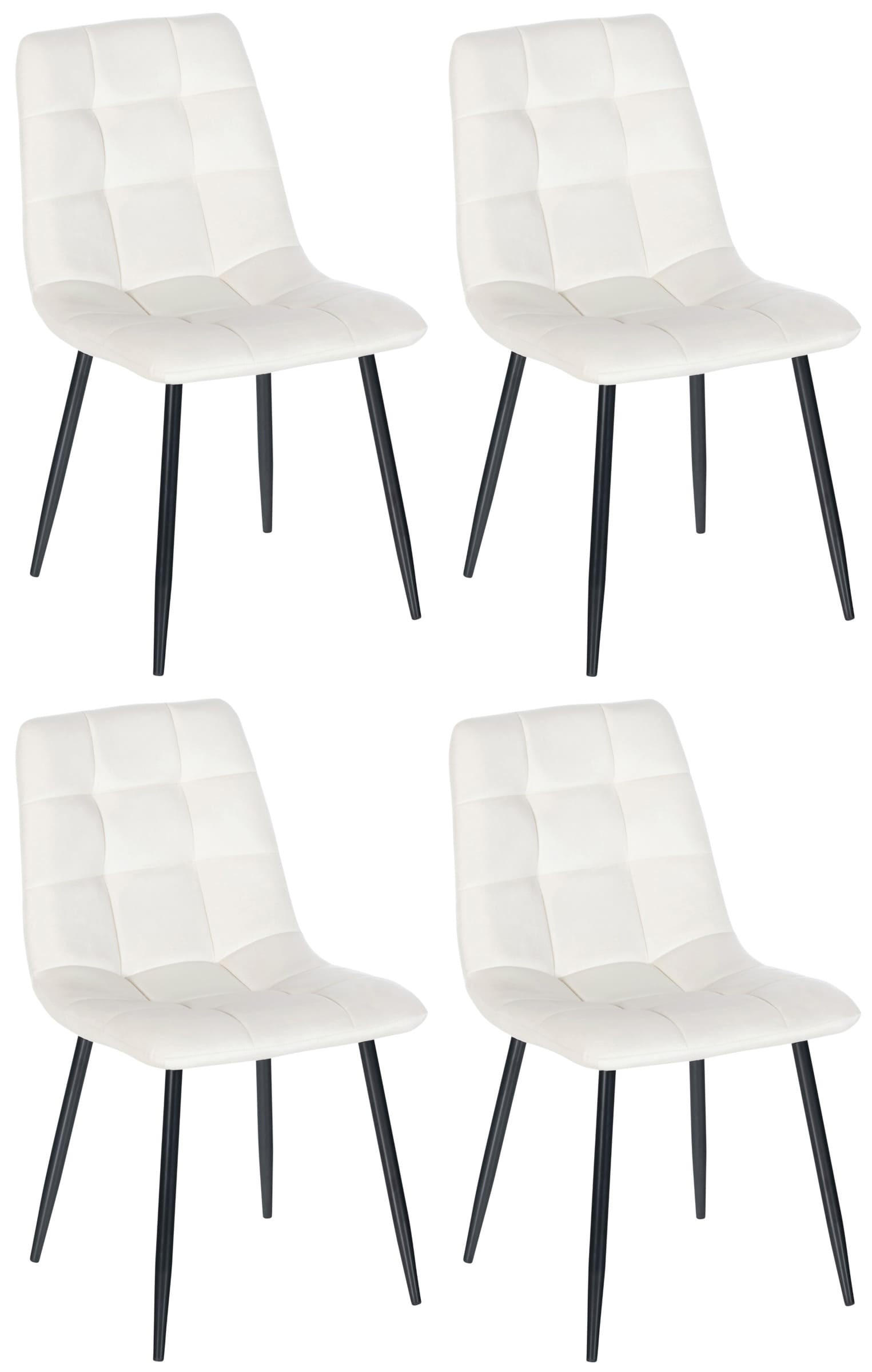 Deluke Esszimmerstühle Creme 45x84x55 cm