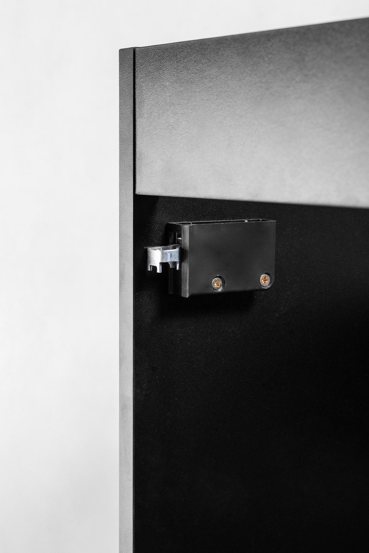 WASCHBECKUNTERSCHRANK FLOW Schwarz matt 80/57/46 cm - Schwarz, Holzwerkstoff (80/57/46cm) - Rodan