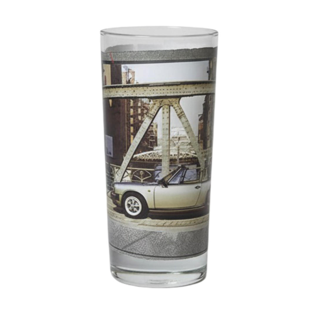 Porsche Longdrinkglas Mehrfarbig
