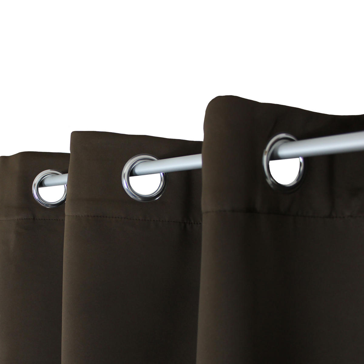 VERDUNKELUNGSVORHANG Ösen 140/245 cm Braun - Braun, Textil (140/245cm) - TiborTex