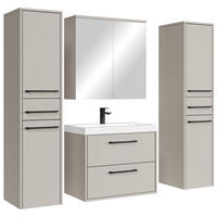 BADMÖBEL-SET Florence 5 Teile Cashmere - 60 x 35 x 51 cm - Kaschmir, Holz (60/51/35cm) - Badplaats