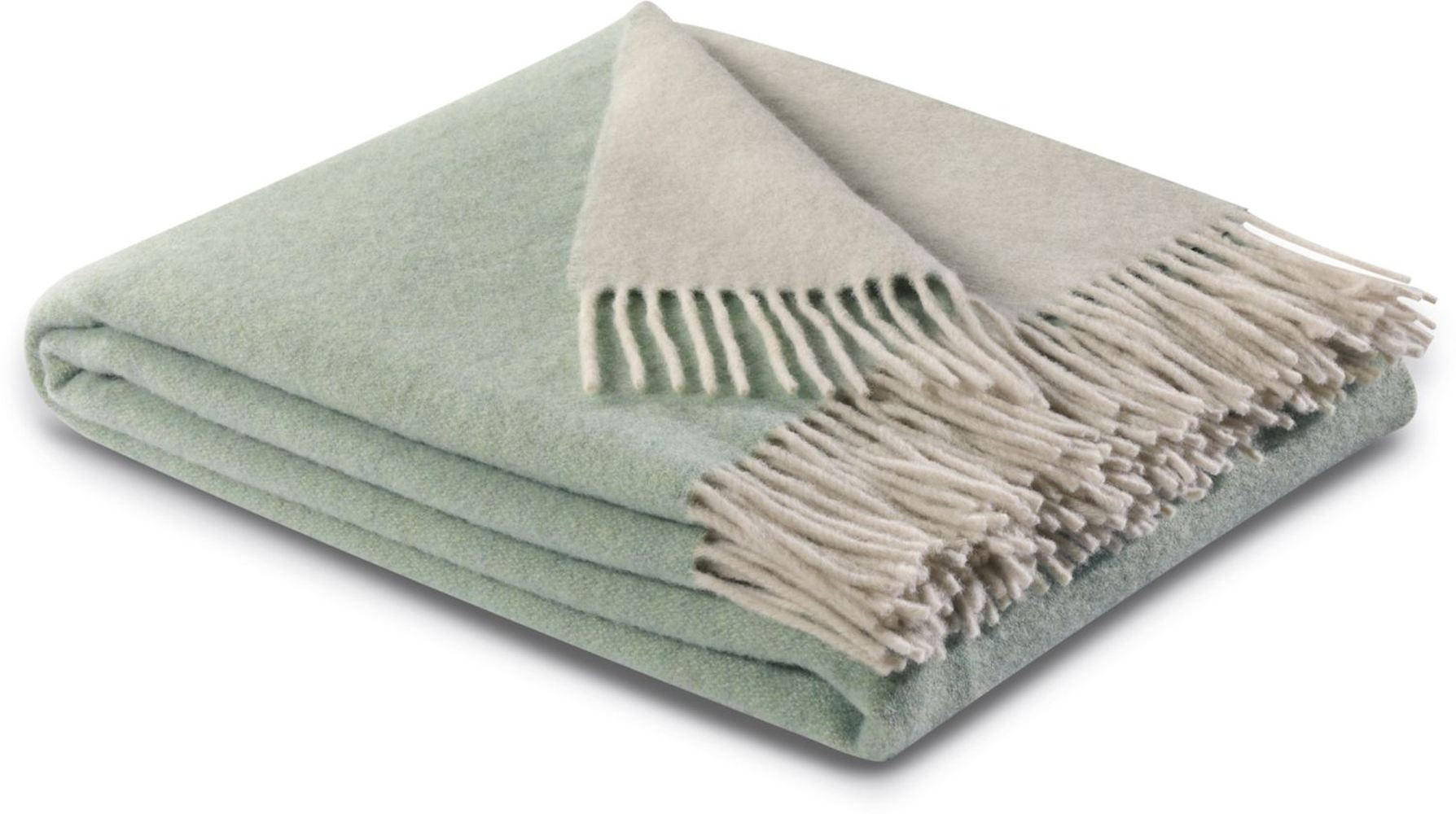 TAGESDECKE Plaid salvia-creme 130 x 170cm - Creme, Textil (130/200cm) - Biederlack