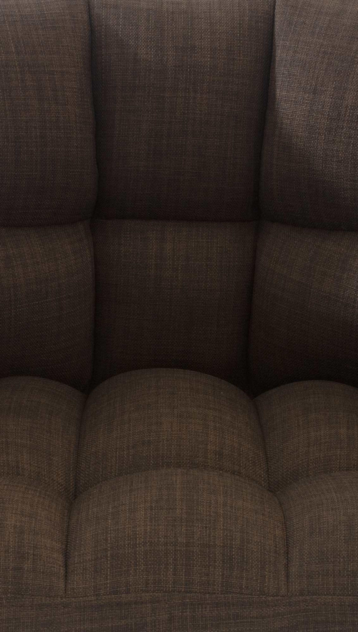 SESSEL Stoff braun - Schwarz/Braun, Textil/Metall (64/75/48cm) - CLP