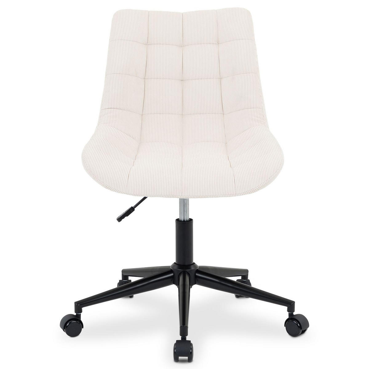 DREHSTUHL VASILO cremeweiß - Creme, Textil (54/80/61cm) - IDIMEX