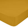 SPANNBETTTUCH basic 105x200x32 cm senf - Gelb, Textil (105/200cm) - Happy Friday