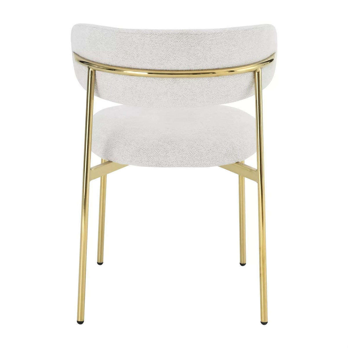 POLSTERSTUHL ELYSE GOLD - Beige, Textil (56/80/58cm) - Lookway