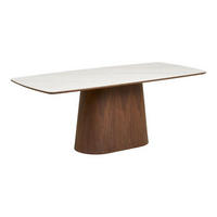 ESSTISCH, Frida, Weiß, Holzwerkstoff / MDF / Keramik, 200 x 90 x 76 cm - Weiß, Holzwerkstoff (90/200/76cm) - ebuy24