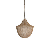 HÄNGELAMPE Sharika Braun Ø40/44 cm - Braun, Metall (40/40/44cm) - Light & Living