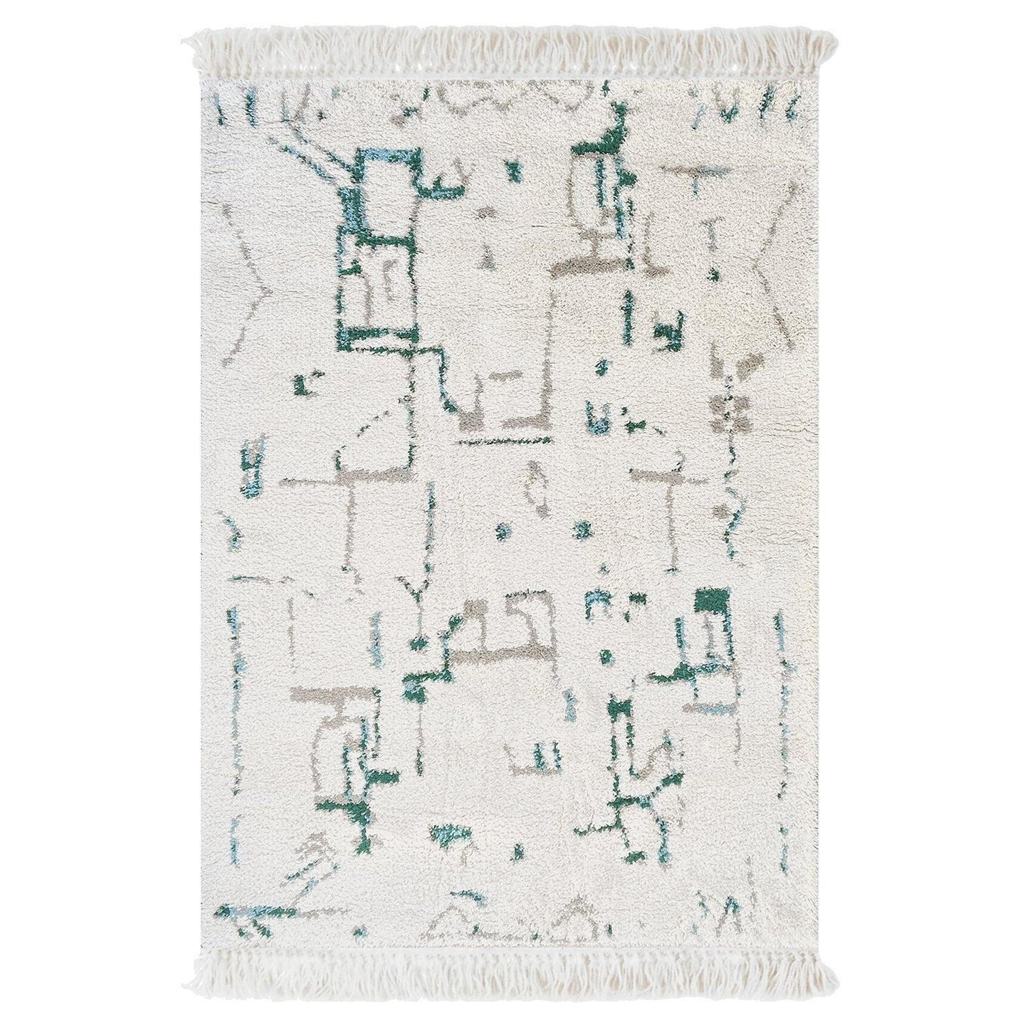 TEPPICH mit Grafik und Designmotiv blau - Blau, Textil (120/170cm) - AFK Living