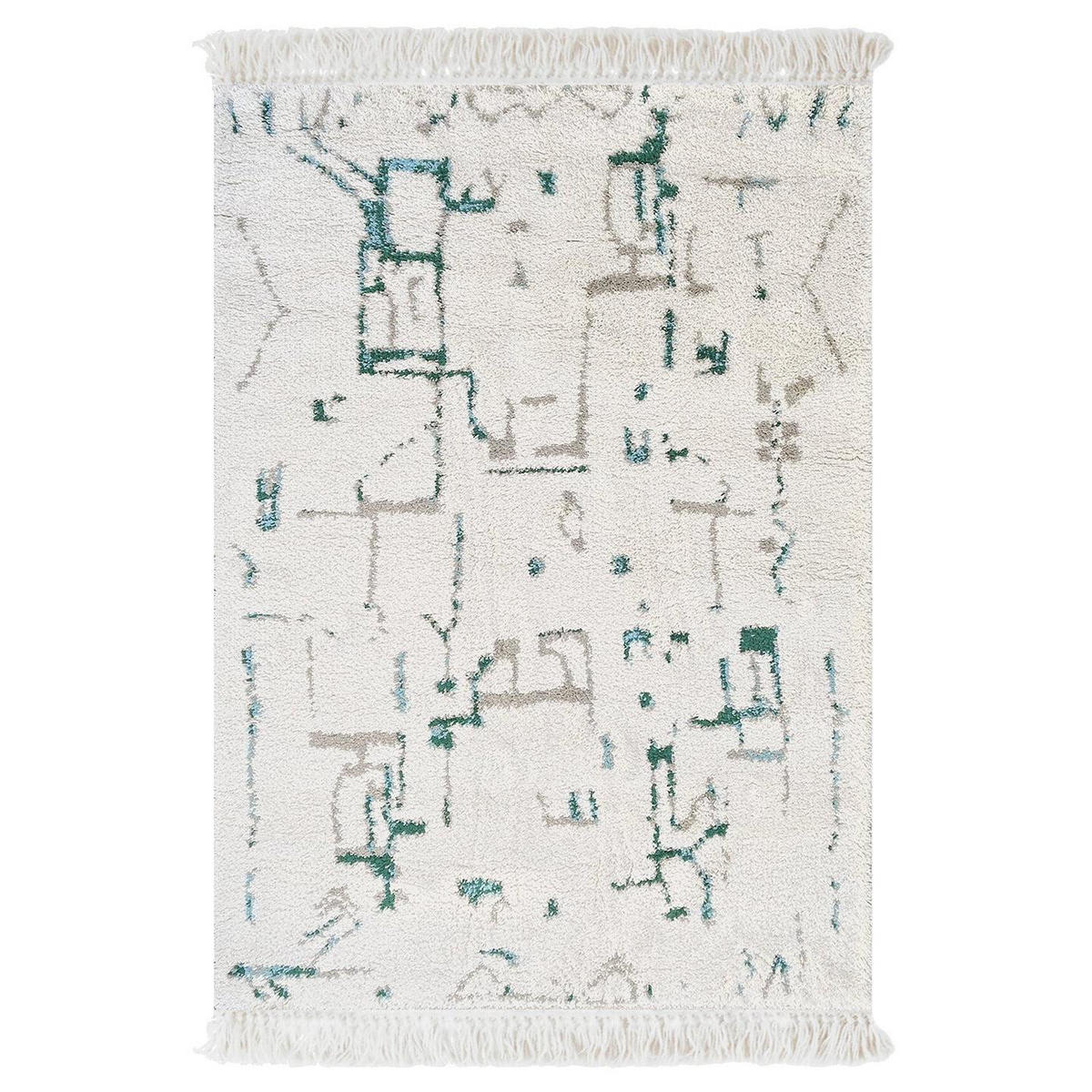 TEPPICH mit Grafik und Designmotiv blau - Blau, Textil (120/170cm) - AFK Living