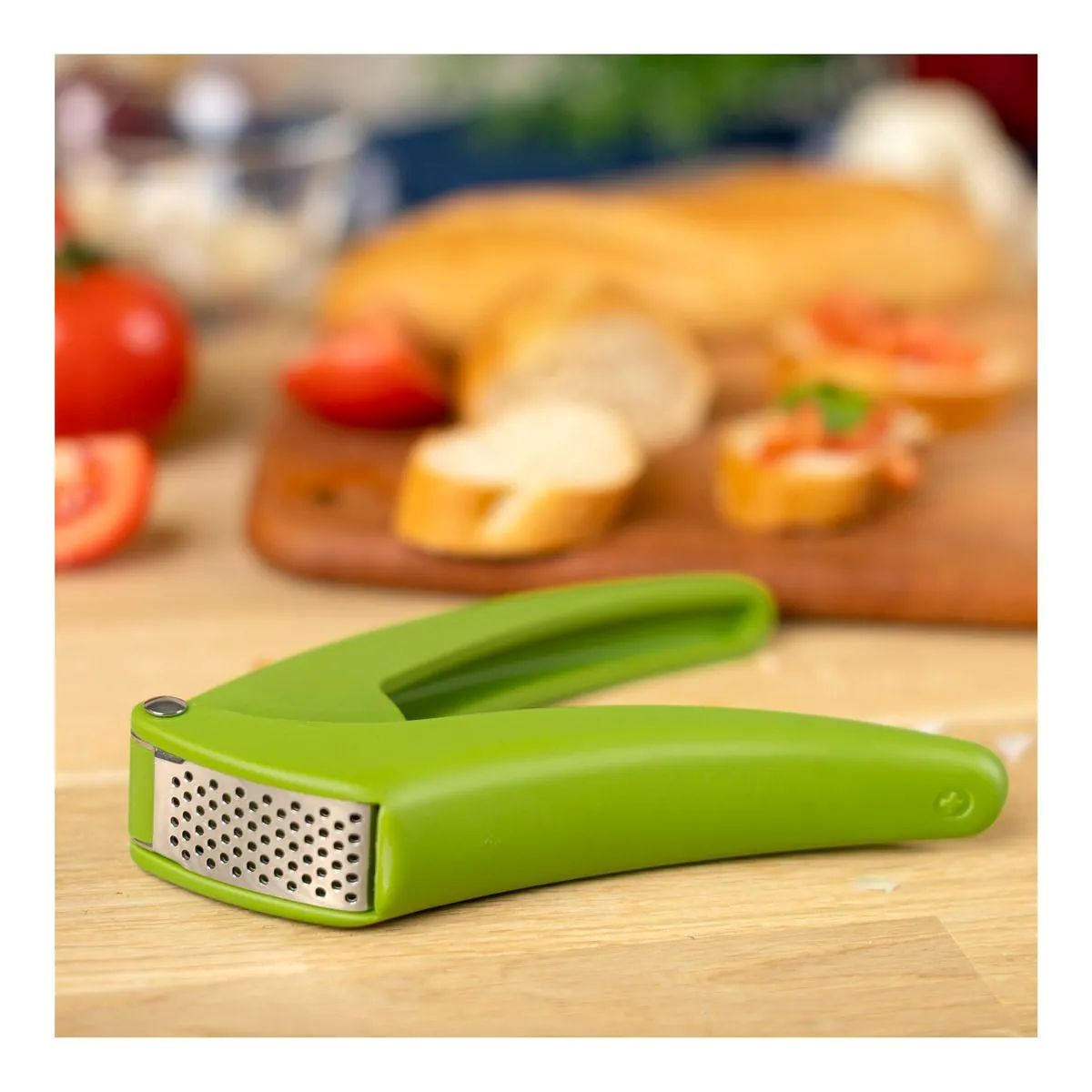 KNOBLAUCHPRESSE Easy Clean grün - Grün, Metall (16.8cm) - Kuhn Rikon