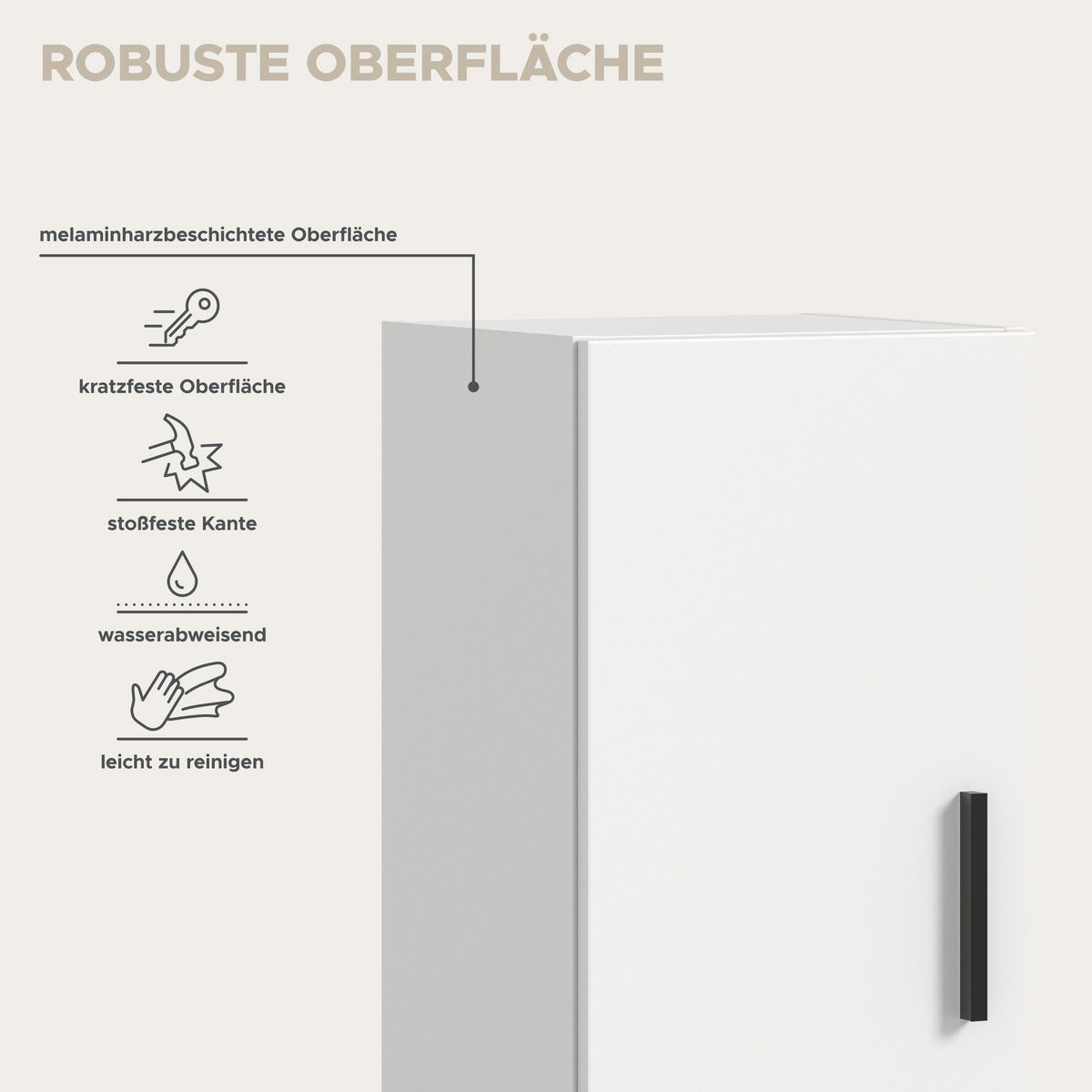 WOHNWAND The One weiß 300/34/178 cm - Weiß, Holzwerkstoff (300/178/34cm) - Xonox