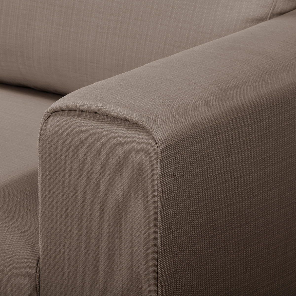 2,5-SITZER SOFA - Strukturstoff - Beige, Textil (216/81/89cm) - home24