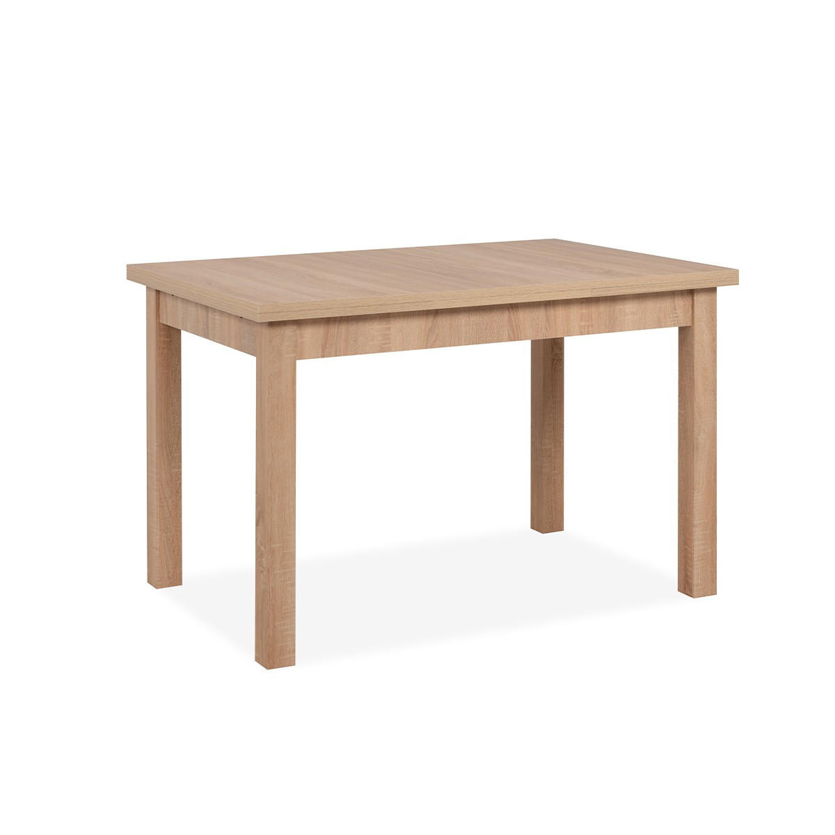 ESSTISCH ausziehbarer eichenoptik longford 120/80/76 cm - Eschefarben, Holzwerkstoff (31.5/80/76cm) - Calicosy