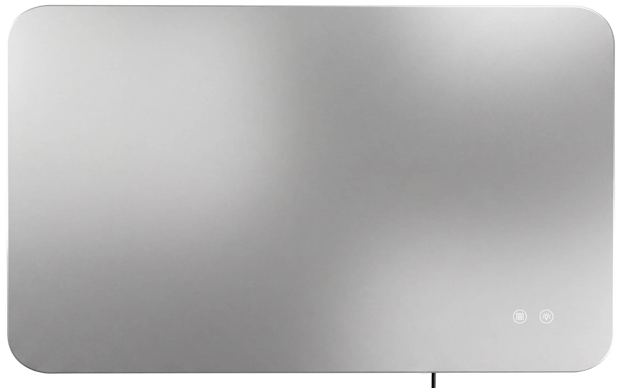 BADEZIMMERSPIEGEL eckig 100/3/60 cm Glas Klarglas - Klar, Glas (100/60/3cm) - CLP