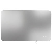 BADEZIMMERSPIEGEL eckig 100/3/60 cm Glas Klarglas - Klar, Glas (100/60/3cm) - CLP