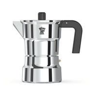 ESPRESSOKOCHER Silber 9/9/18 cm SOL003CPX - Silberfarben, Metall (9/18/9cm) - Pezzetti 