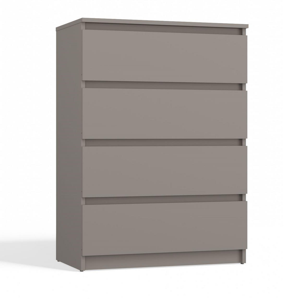 KOMMODE 4 SCHUBLADEN M4 - GRAU - Grau, Holzwerkstoff (70/97/40cm) - CDF