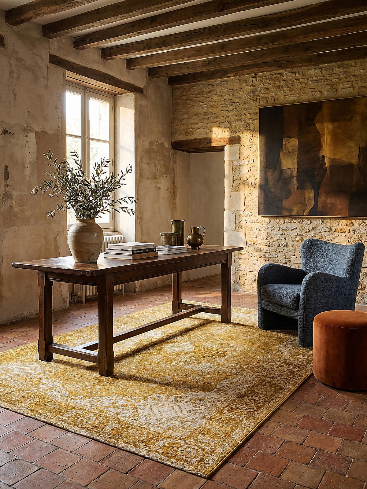 TEPPICH COQUET 120/170 cm - Gelb, Textil (170/120cm) - KADIMA DESIGN