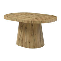 ESSTISCH ausziehbar - 6 bis +12 Personen - MDF - Holzfarben hell - CLOEVA - Naturfarben, Holz (300/100/76cm) - Vente-Unique