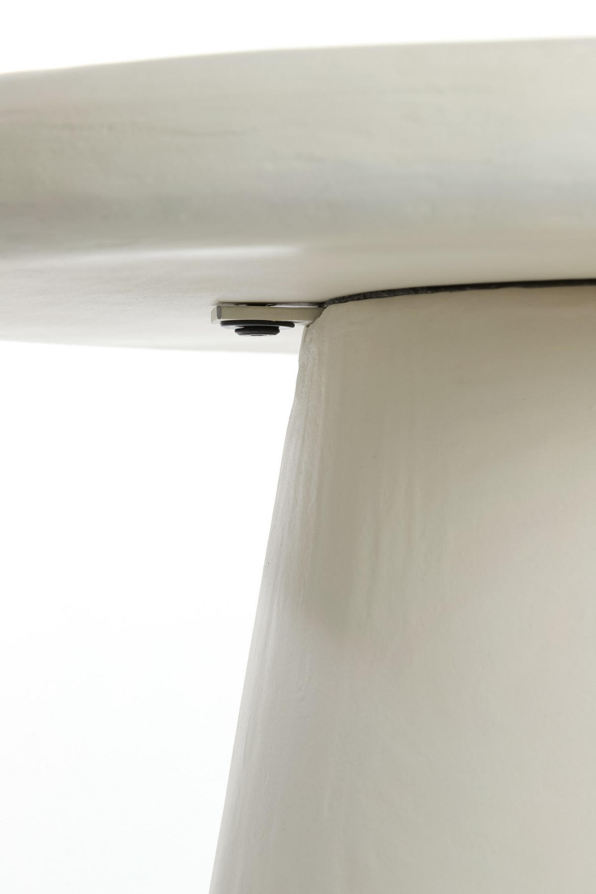 COUCHTISCH Kulona Weiß Ø70/38 cm - Weiß, Holz (70/70/38cm) - Light & Living