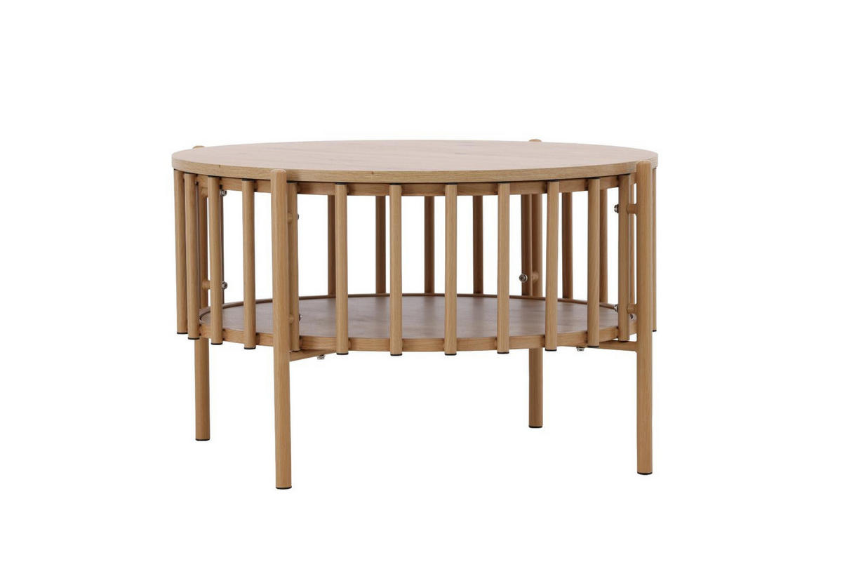 COUCHTISCH, Rubbo, Natur, MDF, 80 x 80 x 50 cm - Naturfarben, Holzwerkstoff (80/80/50cm) - ebuy24