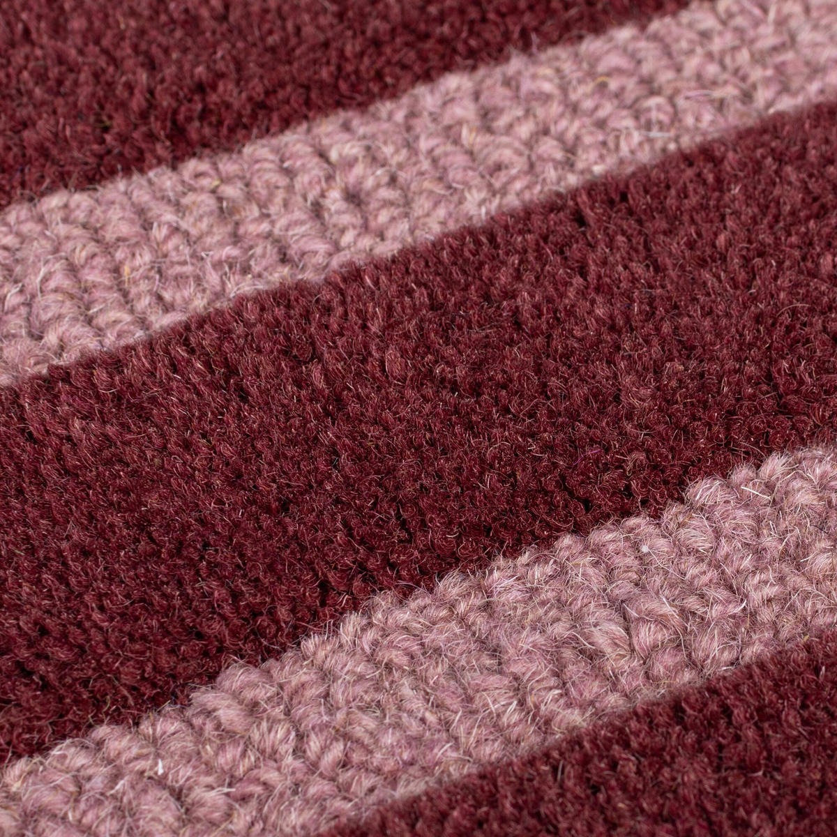 WOLLTEPPICH Ombre Muster, Abstrakt, Wohnzimmer Rot Shaped 120x180 - Rot, Textil (120/180cm) - KADIMA DESIGN