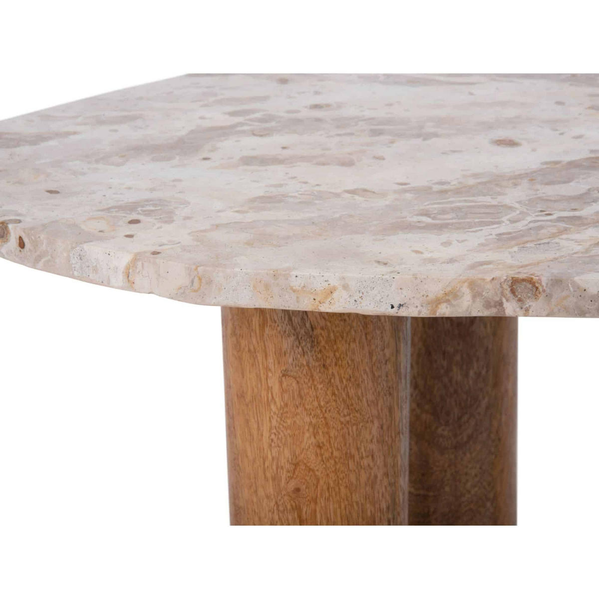 BEISTELLTISCH Organic 75/50/40 cm - Braun, Naturmaterialien (75/50/40cm) - Leitmotiv
