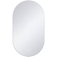 BADEZIMMERSPIEGEL flach 60/3/100 cm Glas Klarglas - Klar, Glas (60/100/3cm) - CLP