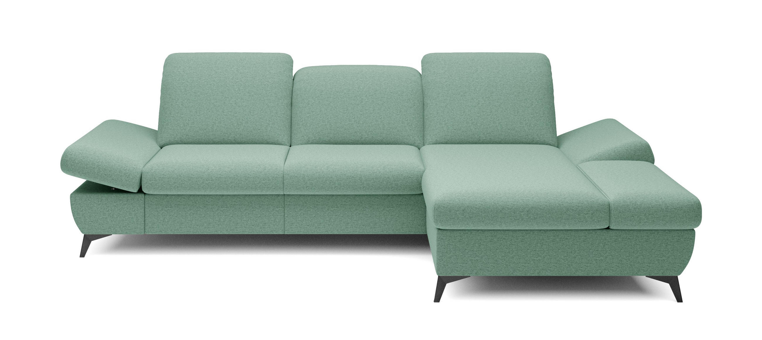 Masseno Ecksofa Grün 284x166 cm